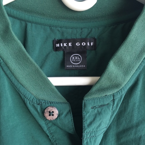 SOLD! VTG 90’s NIKE Golf XXL Green Pullover Jacket - Picture 3 of 7